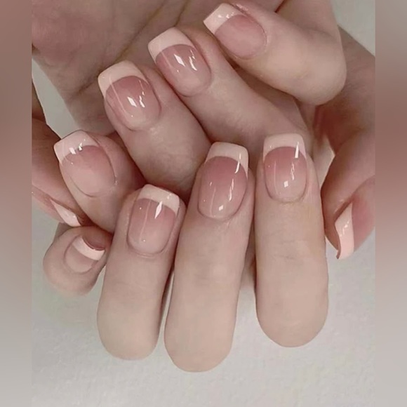 24pcs Medium Square French Blush Nails (Copy) - Picture 1 of 5